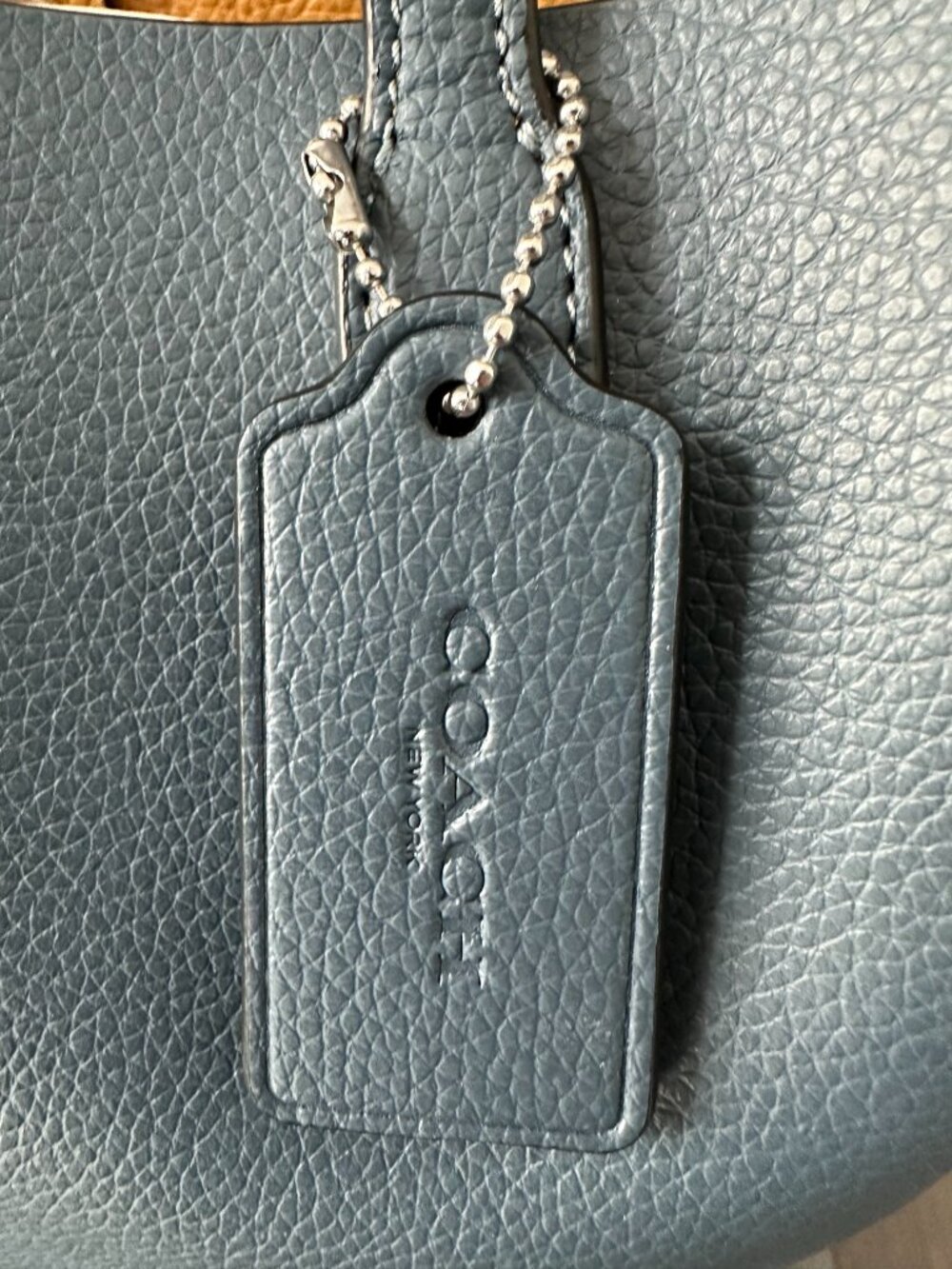 Coach Denim Blue/Gray Color Thea Tote Bag #K2339-CP037 *NWT* - Picture 3 of 12